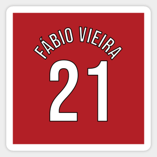 Fabio Vieira 21 Home Kit - 22/23 Season Sticker